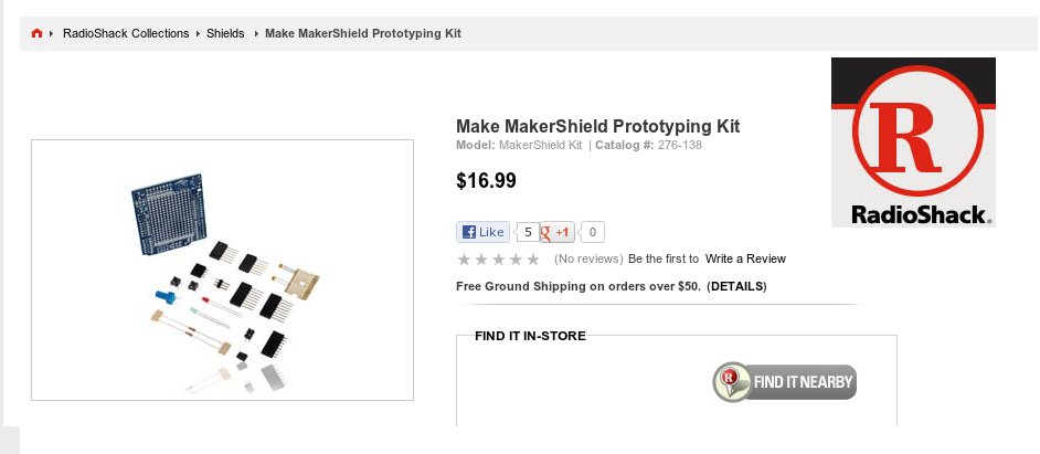 Radio Shack Shields